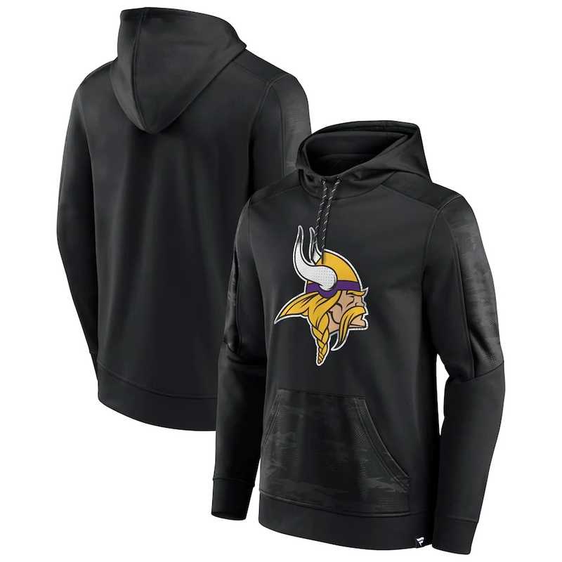 Minnesota Vikings Fanatics Branded On The Ball Pullover Hoodie Black,We sell and wholesale Minnesota Vikings Fanatics Branded On The Ball Pullover Hoodie Black on line form chian!